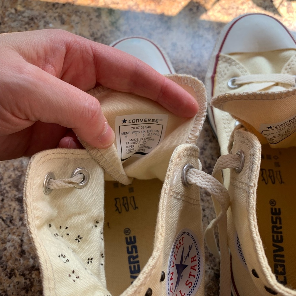 Free People Converse High Top Sneakers Studs Rhintestones - Picture 8 of 9
